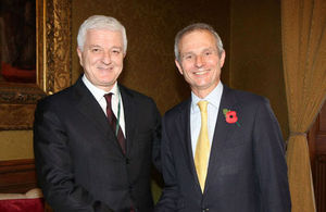 Dusko Markovic and David Lidington