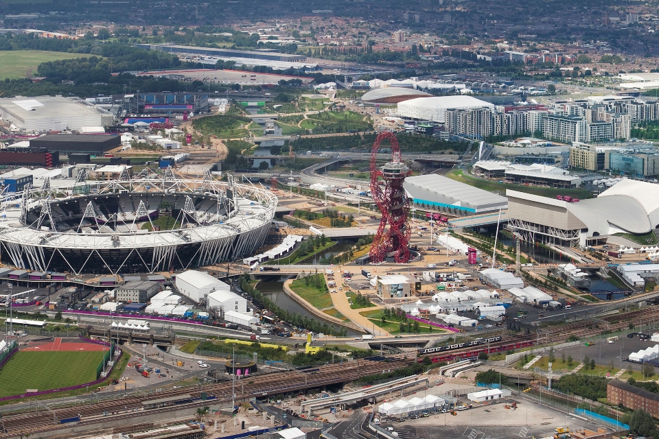 Olympic Park aerial view