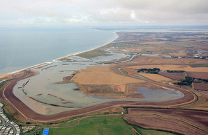 Medmerry flood defence, winner of the 2014 Prime Minister's Better Public Buildings Award