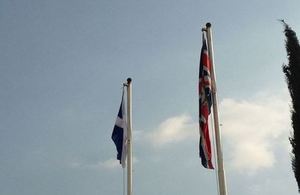 Union & Scottish Flags