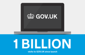 1 billion visits to the gov.uk website