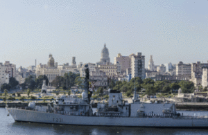 HMS Argyll in Havana