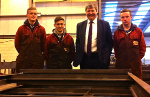 Parkhead Welding apprentices