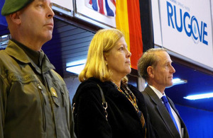 British Ambassador Ian Cliff, German Ambassador to Kosovo Angelika Viets, Deputy Commander KFOR Brigaider General A. Waldner