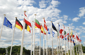 Collection of International flags