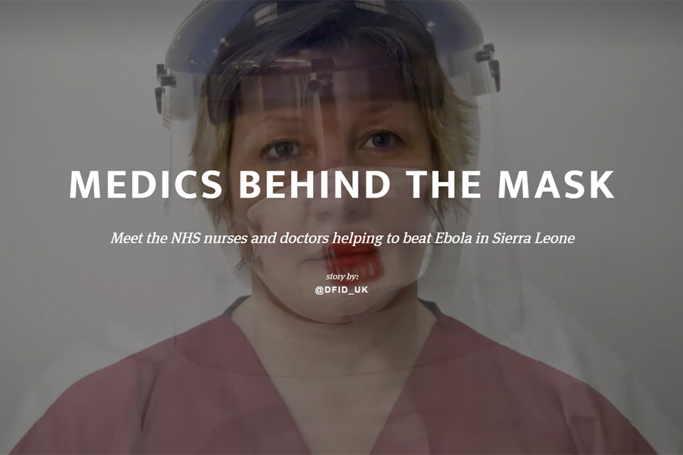 Image - a graphic from the Medics Behind The Mask interactive