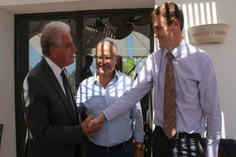 Ambassador Casson with Egypt's Minister of Tourism and Governor of South Sinai 