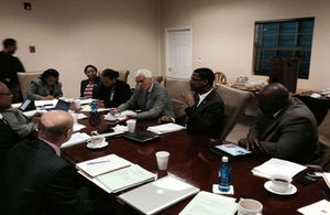 A meeting of Cabinet in the Turks and Caicos Islands
