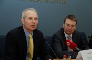 UK Minister for Europe in Riga