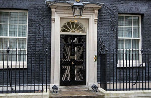 No 10 Door flag