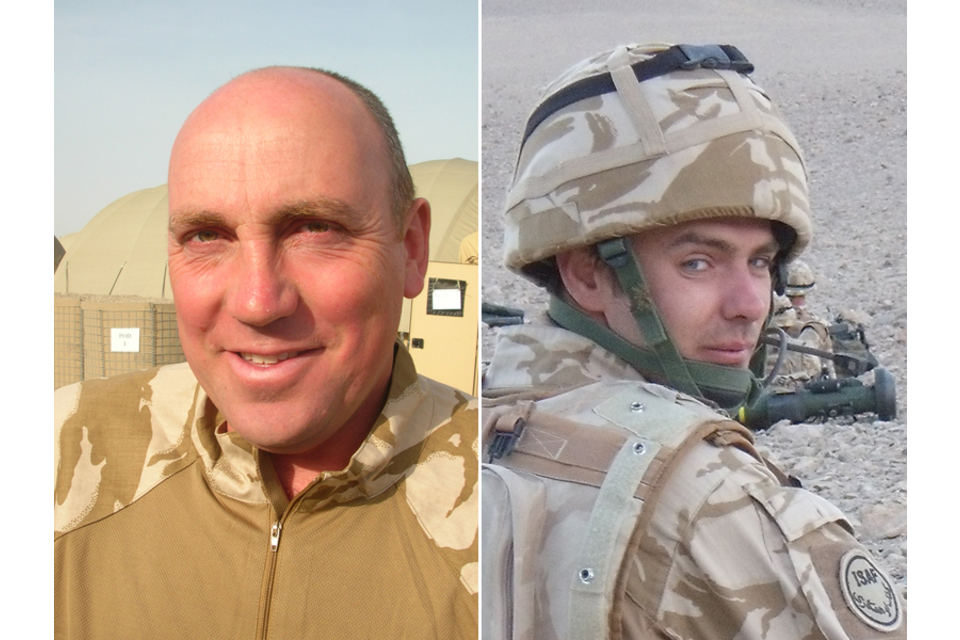 Sergeant Stuart Millar (left) and Private Kevin Elliott (All rights reserved.)