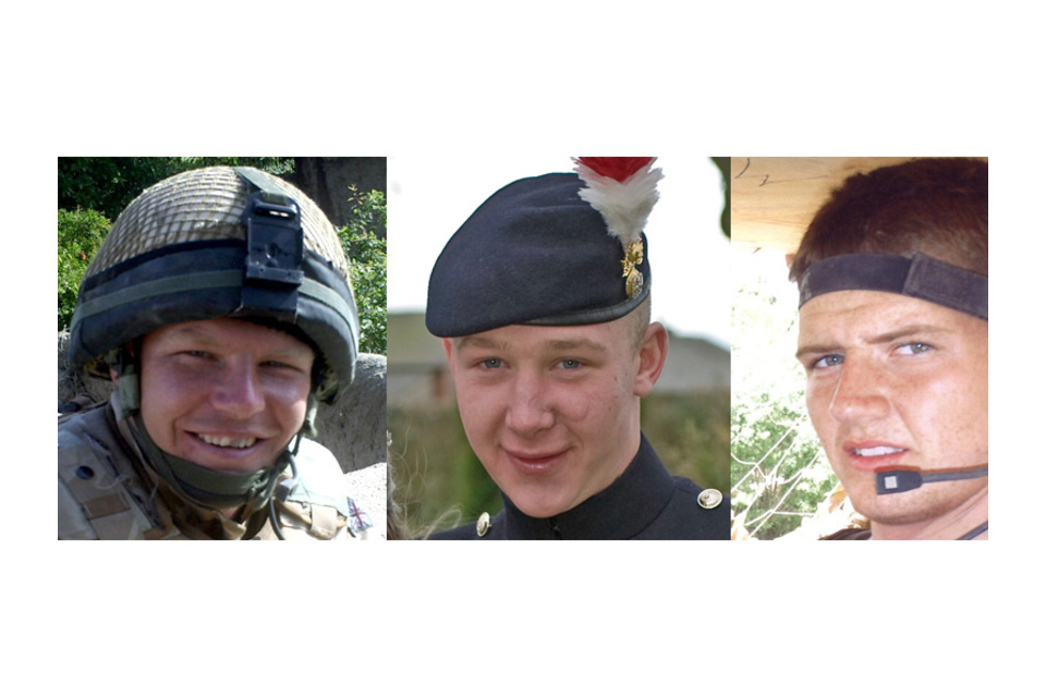 Lance Corporal James Fullarton, Fusilier Simon Annis and Fusilier Louis Carter (All rights reserved.)