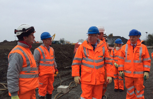 Patrick McLoughlin and colleagues at Hanbury.