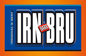 Image of IRN-BRU logo.
