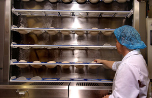 A baker at work