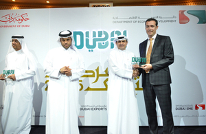 Joe Hepworth collected the BCB’s award from HE Sami Al Qamzi