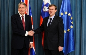 FS Hammond and Slovene PM Cerar