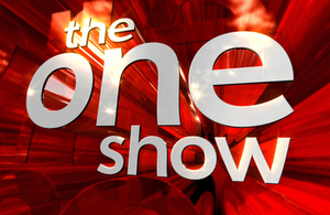 Image of the text of the BBC's flagship programme, The One Show