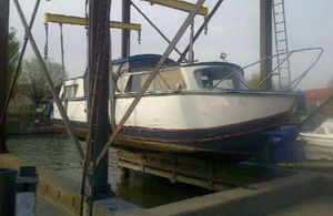Vessel removed by the Environment Agency