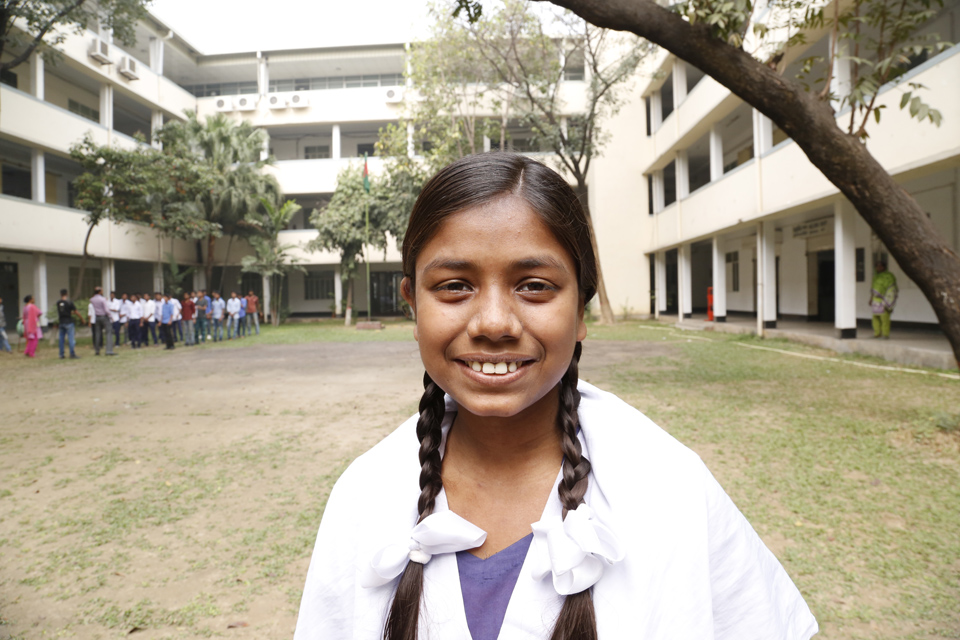 Hope for the future: "I dream of living independently," says Swapna. Picture: Ricci Coughlan/DFID