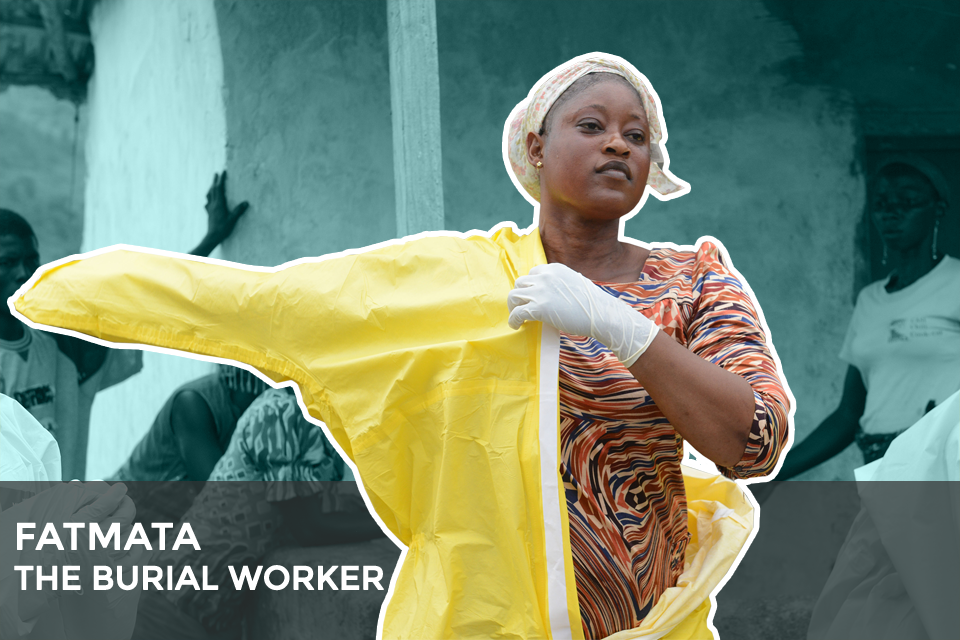 Fatmata - the burial worker.