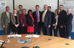 Nick Clegg signs Dorset Growth Deal