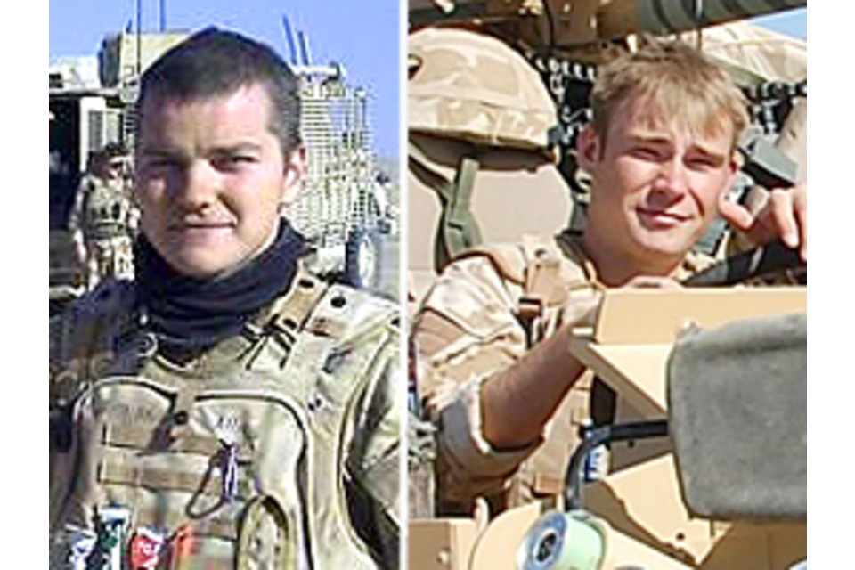 Corporal Dean Thomas John and Corporal Graeme Stiff (All rights reserved.)