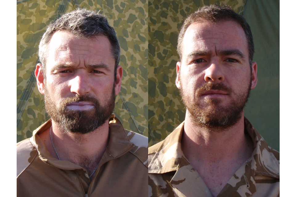 Royal Marines Neil Dunstan and Robert McKibben (All rights reserved.)