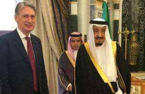 Foreign Secretary and King Salman