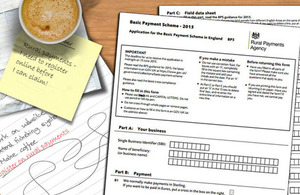 Basic Payment Scheme form 2015