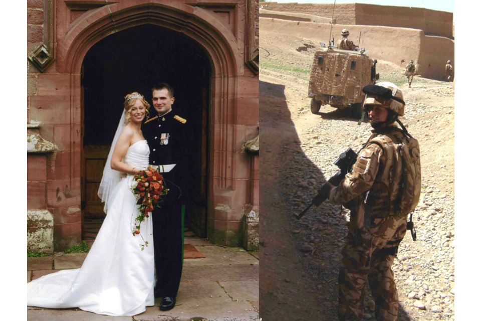 Corporal Sarah Bryant and husband Carl (All rights reserved.)