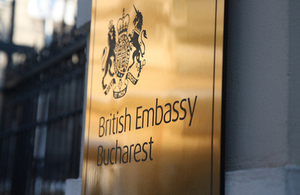 British Embassy Bucharest logo