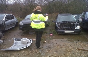 Boston illegal scrap metal and vehicle dismantling