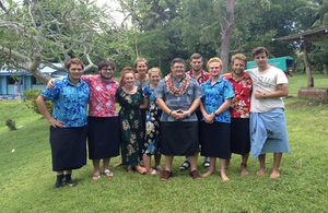 High Commissioner with British Volunteers