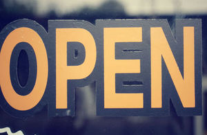 Open sign