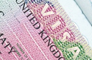 Visa application for residence in the UK