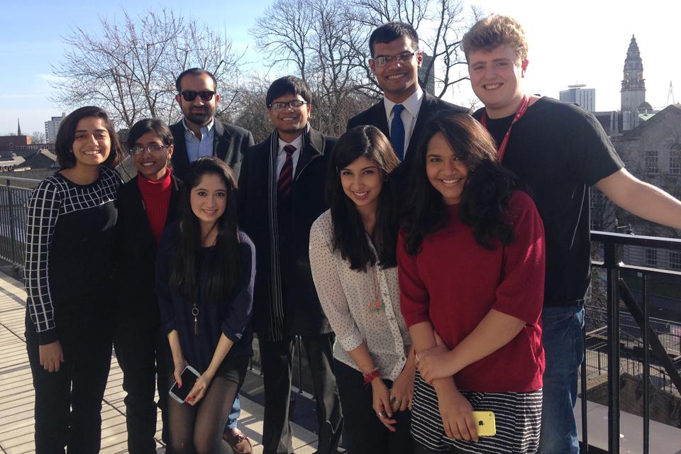 Winners of the GREAT Debate Competition in UK at Cardiff University