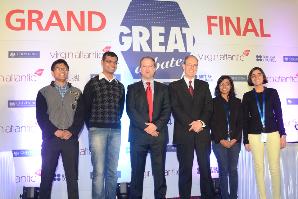 Winners of the GREAT Debate competition 2014 