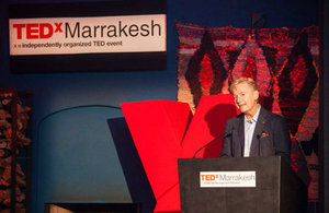 Ambassador Clive Alderton opens TEDx in Morocco