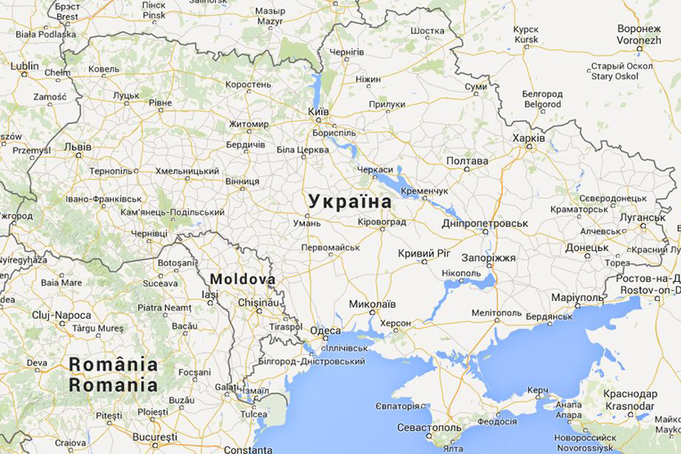 Карта украины с городами умань