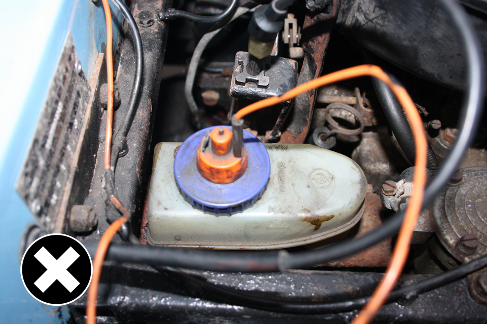 Not allowed: insecure wires and cables, wiring missing and uninsulated terminals.