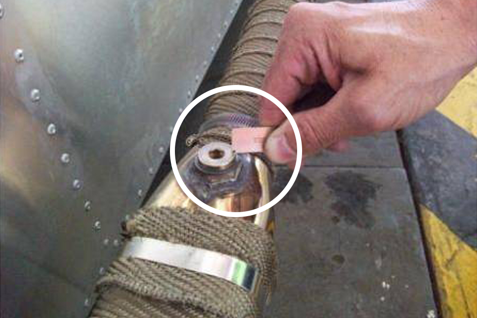 A radius gauge will be used to check edges.
