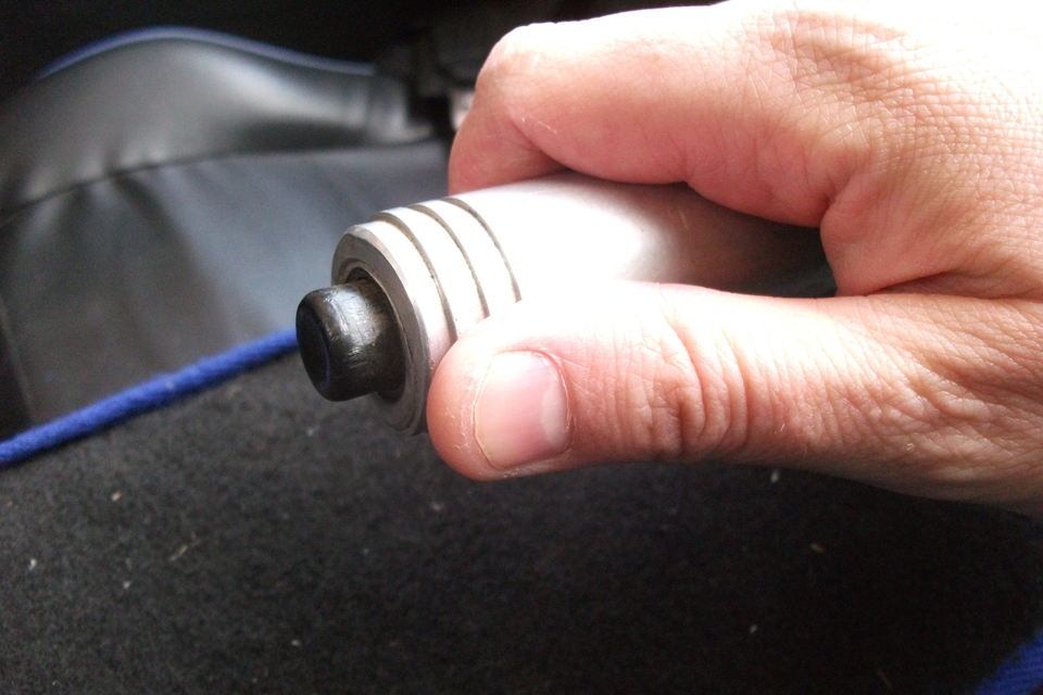 If parking brake lever is in the 'specified zone' it will be checked.