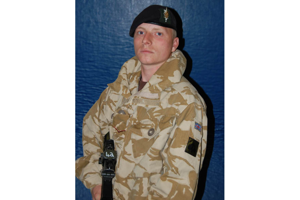 Lance Corporal Paul &quot;Sandy&quot; Sandford (All rights reserved.)