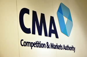 CMA logo on a wall.