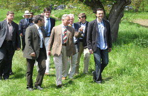 His Royal Highness during past trips in Transylvania
