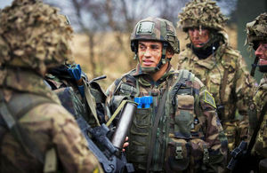 Soldiers of the First Battalion the Duke of Lancaster's Regiment from 4th Mechanized Brigade, are pictured training with the 2nd Regiment the French Foreign Legion in 2014