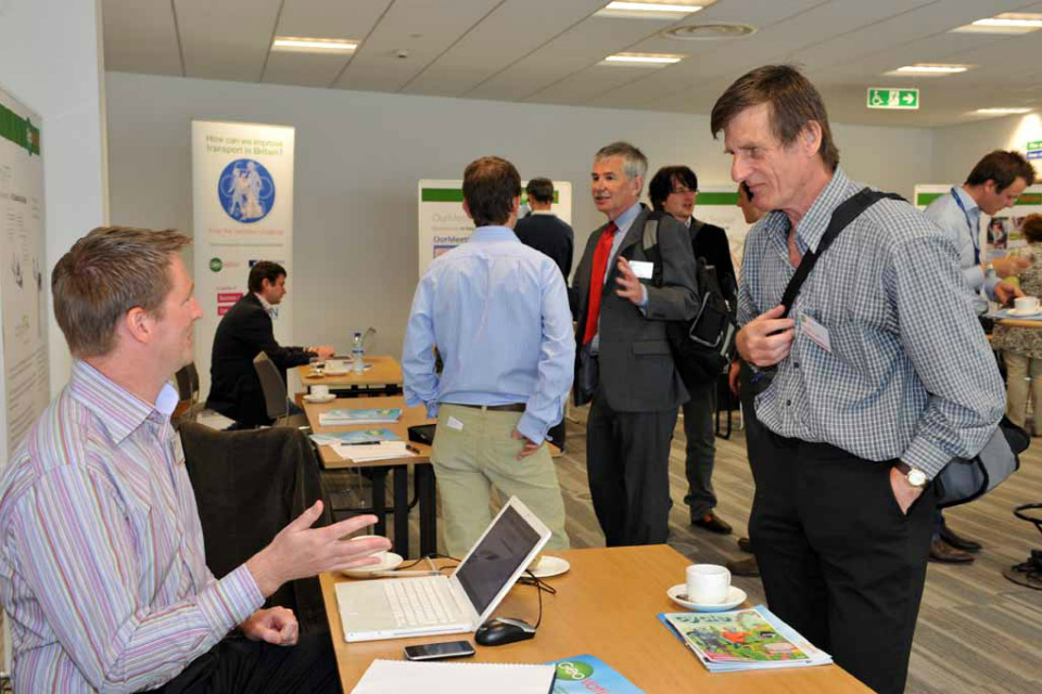 GeoVation Showcase at Ordnance Survey’s head office (image courtesy of www.flickr.com/photos/osmapping/).