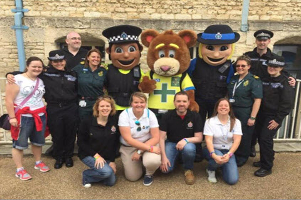 CNC staff with partners at Oxford Pride