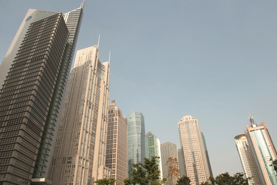 Modern architecture and buildings of Pudong © Oliver Slay/Crown Copyright